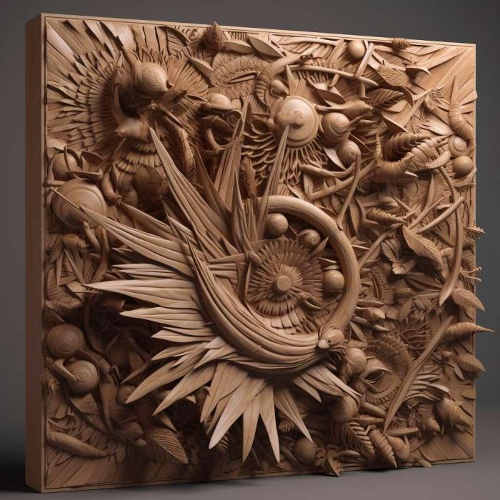 نموذج ثلاثي الأبعاد لآلة CNC 3D Art 